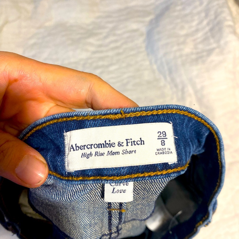 Abercrombie & Fitch High Rise Mom Shorts curve love 29